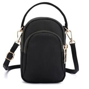 Small Black Crossbody Bag Cell Phone Purse Mini‎ Shoulder Bag, Cell Phone Bag